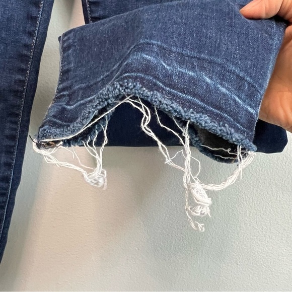 NYDJ Women's Ami Skinny Jeans Plus Sz 20W Dark Wash Raw Hem High Rise - Picture 7 of 10